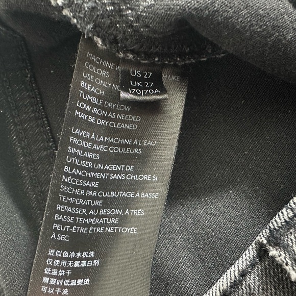 PILCRO & THE LETTERPRESS Sz 27 Jeans High-Rise Ankle Zip Denim Legging Pockets - Picture 11 of 15